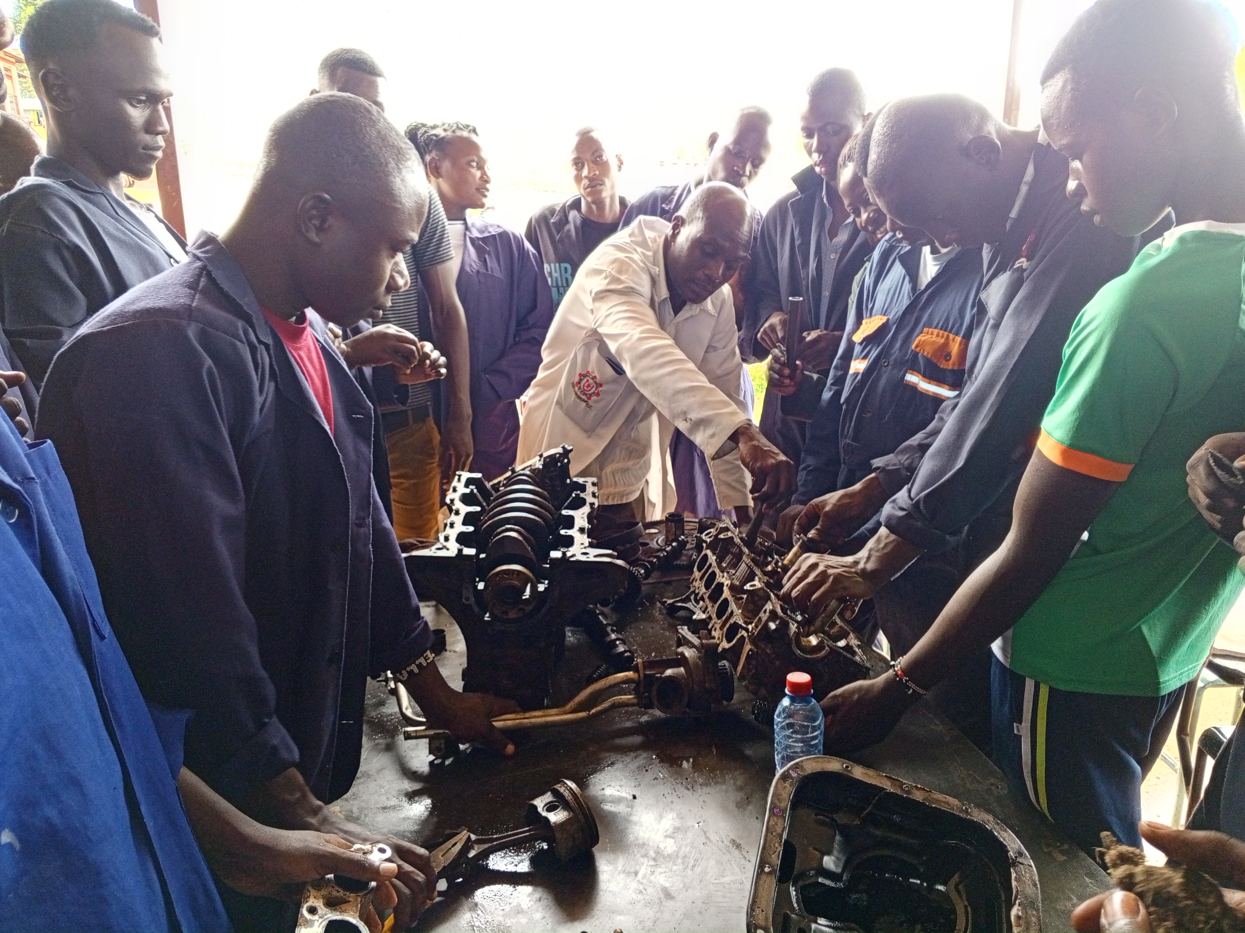 Automotive Engineering Workshop at Riragia Technical College